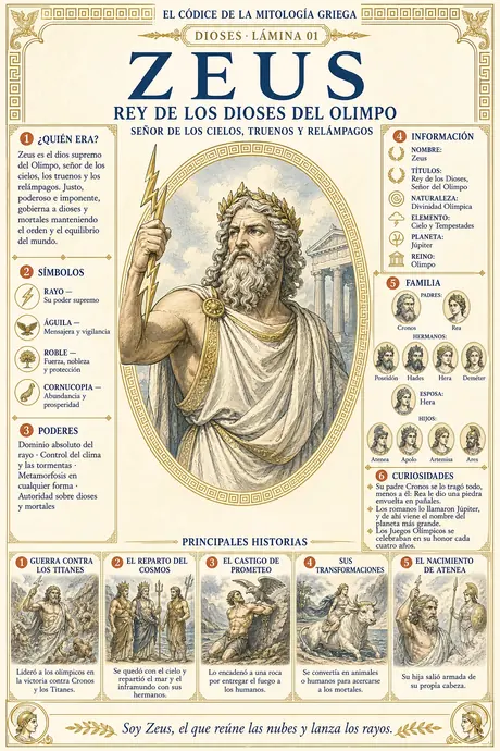 Zeus · Rey de los Dioses