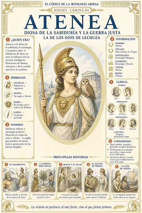 Atenea · Diosa de la Sabiduría
