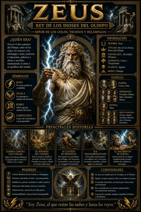 Zeus · Rey de los Dioses