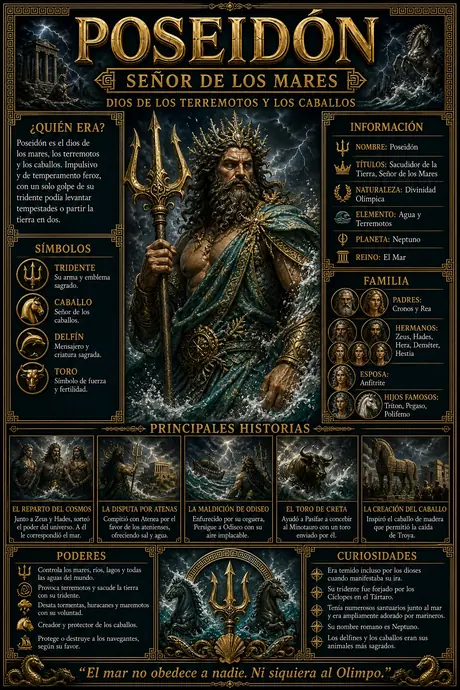 Poseidón · Señor de los Mares