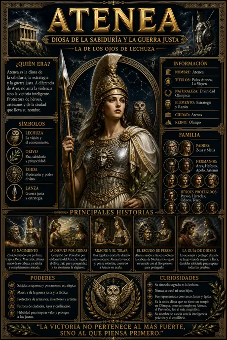 Atenea · Diosa de la Sabiduría