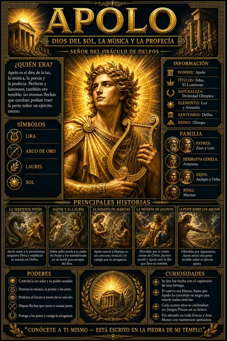 Apolo · Dios del Sol y las Artes