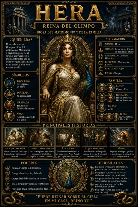 Hera · Reina del Olimpo