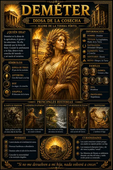 Deméter · Diosa de la Cosecha