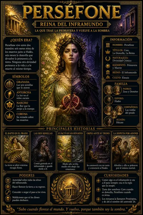 Perséfone · Reina del Inframundo