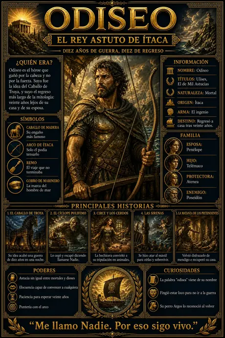 Odiseo · El Rey Astuto de Ítaca