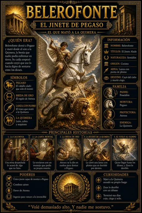 Belerofonte · Jinete de Pegaso