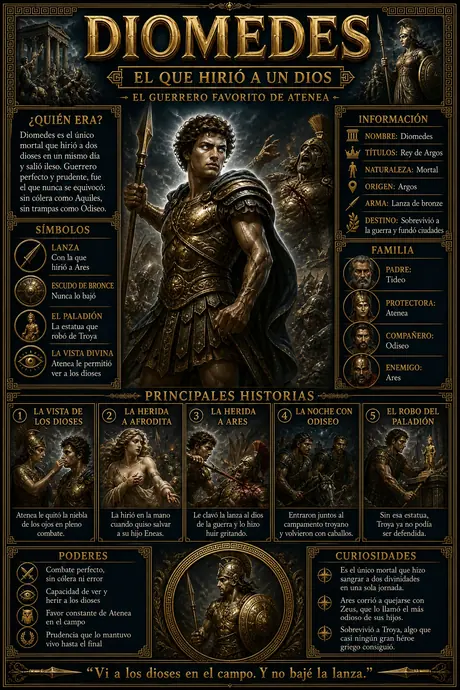 Diomedes · El que Hirió a un Dios