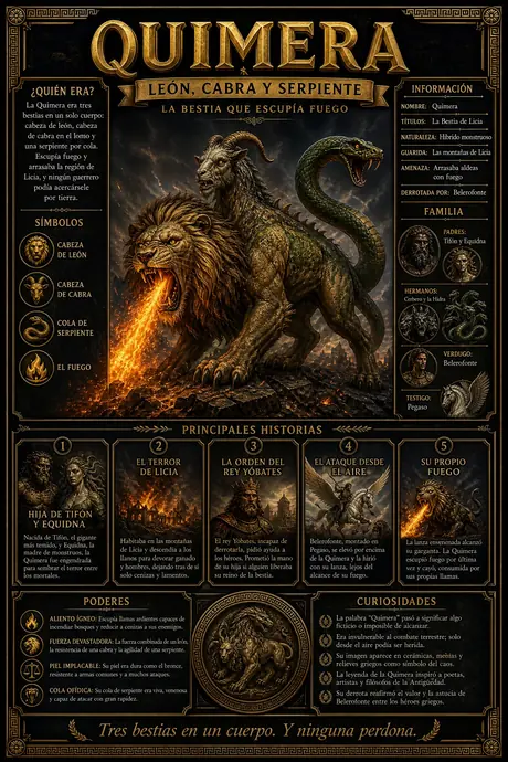 Quimera · León, Cabra y Serpiente